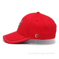 Cappellino da baseball di alto profilo con logo ricamato in 3D
